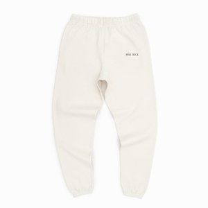 Avenue Black Organic Cotton White/Black Sweatpants